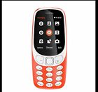 Nokia 3310 3G Sim Free Mobile Cellular Button Phone Warm Red UK Unlocked