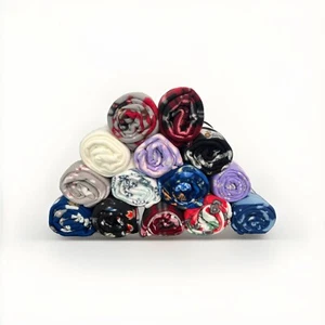 One Comfort Bay Fleece Throw Blanket 50” x 60" - YOU CHOOSE - Picture 1 of 23