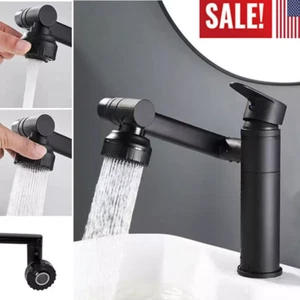Bathroom Sink Tap Mixer, Multifunctional 360 Degree Rotatable Basin Tap Faucet ✅ - Picture 1 of 7