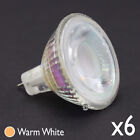 6x 12v 2w Spot Light Bulb MR11 LED w/ Diffuser Warm White Light Caravan Camper