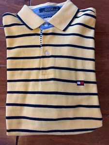 MENS TOMMY HILFIGER POLO TOP SHIRT MEDIUM SHORT SLEEVED PERFECT! - Picture 1 of 1