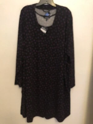 2X / 3X ~ CONJUNTO BATA Y VESTIDO Púrpura SLINKY PJs Ulla Popken Nuevo con Etiquetas R-$108 Foto 1 de 4