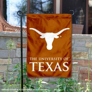 Texas UT Longhorns Wordmark Garden Flag and Yard Banner - Picture 1 of 5