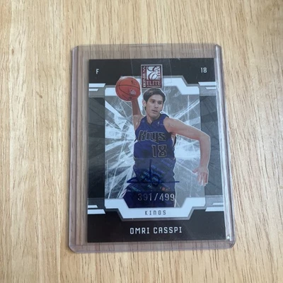 2009-10 Donruss Elite Omri Casspi #181 Rookie Auto RC /499 Kings Autograph - Image 1 of 2