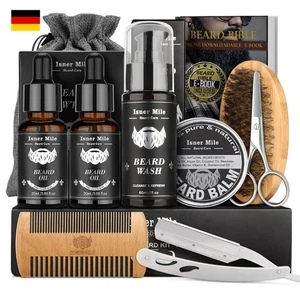 Edelstahl Bartschere | Balsam & Öl Set | Bartpflege - Bild 1 von 6