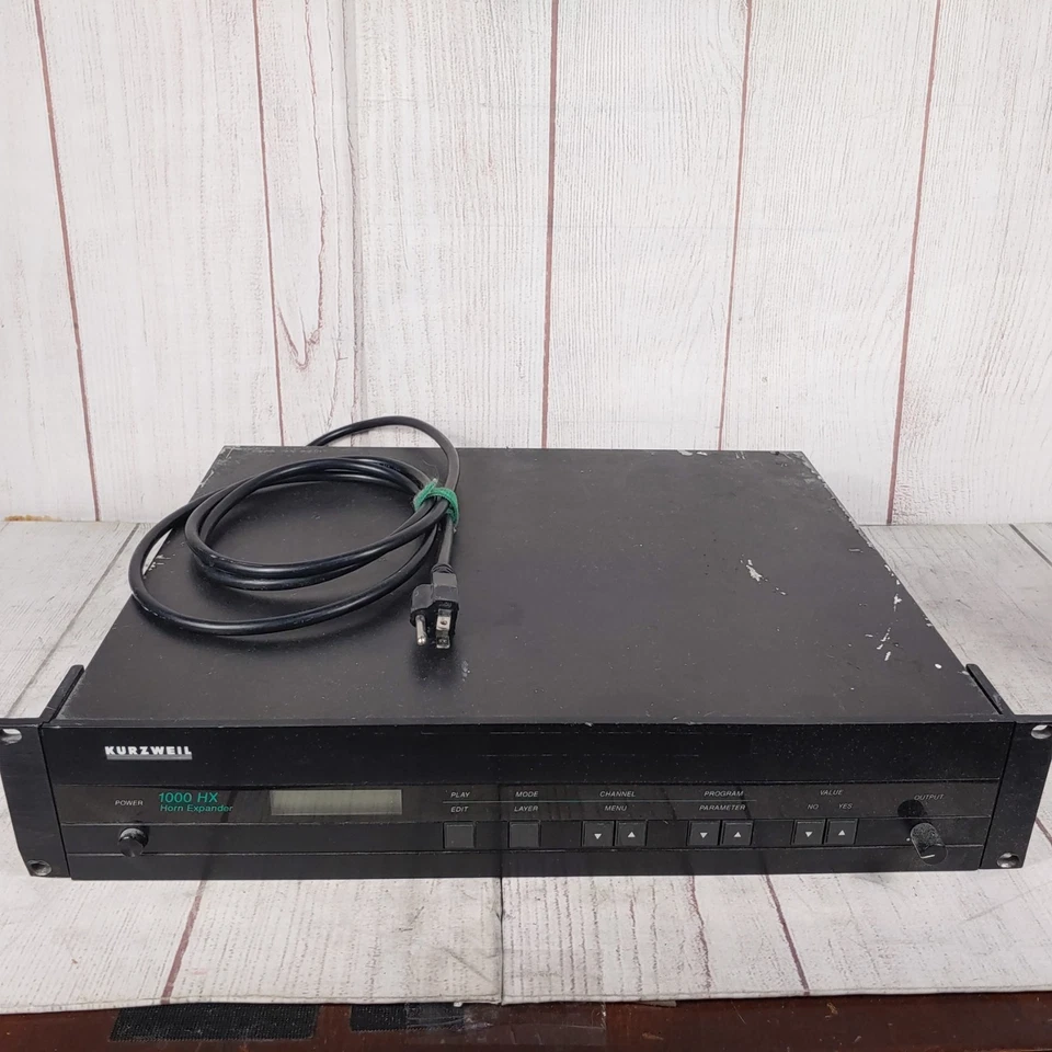 Kurzweil 1000 HX Digital Horn Expander Rack Mount Vintage 1000HX TESTED WORKING - Image 1 of 4