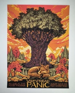 Póster de pánico generalizado ACL Moody Austin TX 2021 #’d ¡Agotado! Todd Slater - Imagen 1 de 10