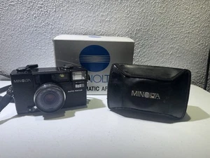 Minolta HI-MATIC AF2 35mm Film Camera W/38mm f/2.8 Lens CIB - Picture 1 of 12