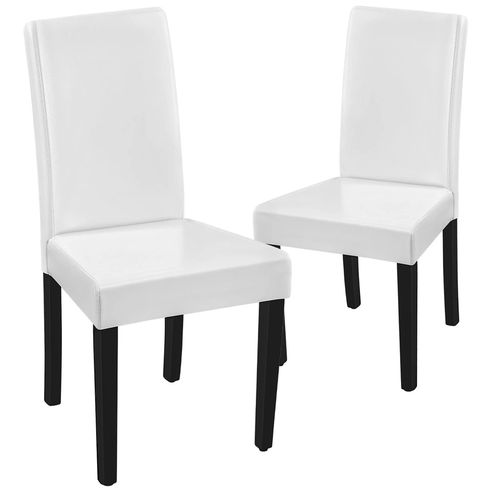 Комплект из 2 кухонных стульев из искусственной кожи с ножками из резины - Изображение 1 из 1