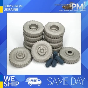 Pimp My Miniatures AFVs35-026 1/35 M26 Dragon Wagon road wheels weighted - Picture 1 of 2