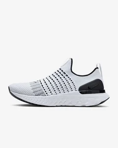 Größe 9,5 Nike React Phantom Run FK Flyknit 2 echt weiß schwarz Herren CJ0277-100 - Bild 1 von 8