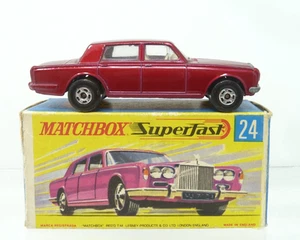 MATCHBOX SUPERFAST No 24 ROLLS ROYCE SILVER SHADOW 1 - 75 SERIES BOXED - Picture 1 of 24