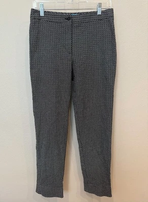 Женские черно-белые узкие брюки J. McLaughlin размер 4 для офиса карьеры - Изображение 1 из 4