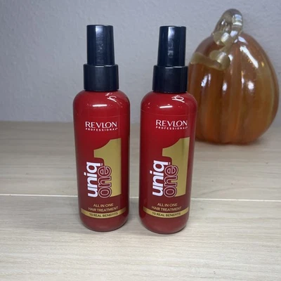 REVLON UniqOne Hair Treatment | All-In-One Multi-Benefit Leave-In Spray,lot Of 2 - Image 1 of 4