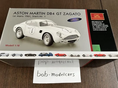 CMC M-139 - 1:18 - Aston Marin DB4 Zagato - Le Mans 1961 - Mint Condition - Immagine 1 di 4