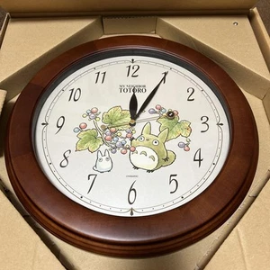 My Neighbor Totoro Wall Clock Studio Ghibli Rhythm Boxed Japan - Picture 1 of 6