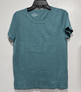 Camiseta J Crew Mujer Novia Talla M Cuello Redondo Camiseta Verde Atlantis CG779 - Imagen 1 de 10