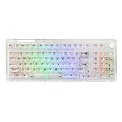 Phantom 98 Hot Swappable Crystal Gasket-Mounted Mechanical Keyboard, Triple M... - Image 1 of 4