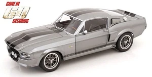 KK Scale 1/12 FORD MUSTANG SHELBY GT500 ELEANOR 1967 GREY "GONE IN 60 SECONDS" - Picture 1 of 8