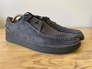 Clarks Active Air Grey Nubuck Loafers Deck Casual Shoes EU 44.5 UK 10 G - Picture 1 of 8