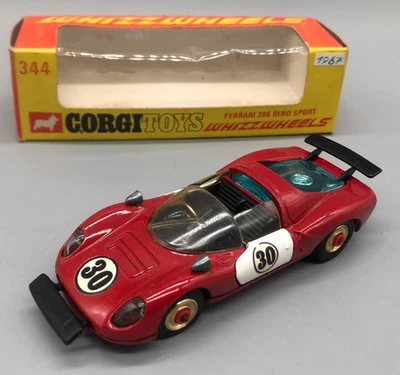 Modellautos 1:43 Corgi 344 Ferrari 206 Dino Sport Whizzwheels Serie #30 mit OVP - Bild 1 von 4