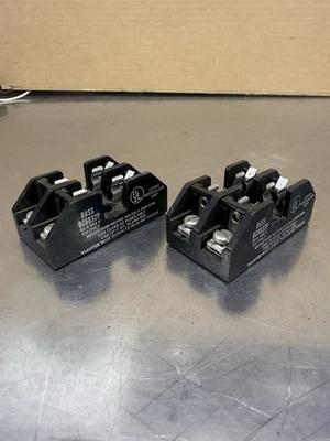 Lot Of 2 Bussmann BC6032P Tron Fuse Block 2 Pole Class CC 30A 600V New Old Stock - Image 1 of 4