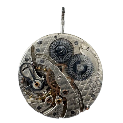 Antique 12s 1916 Southbend 15 Jewel Mechanical Pocket Watch Movement 407 USA — 第 1/2 张图片
