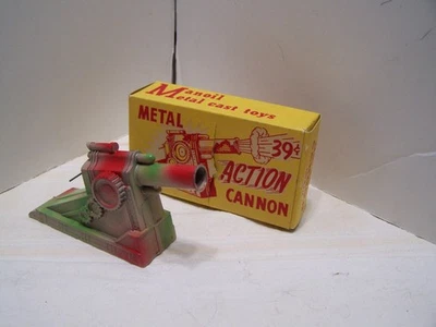 Cañón de acción de juguete fundido de metal Manoil vintage no. 200 Foto 1 de 4