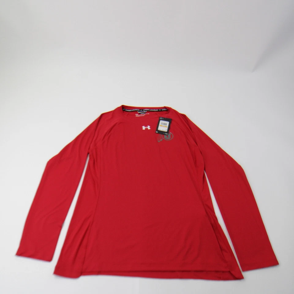 Utah Utes Under Armour Long Sleeve Shirt Women's Red New - Image 1 of 1