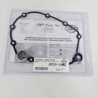 Kit de instalación de leva de transmisión de cadena de ciclo S&S Harley-Davidson M8 2017-2023 330-0619 Foto 1 de 3