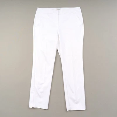 Pantalones adelgazantes Chico’s So para mujer 0,5 cortos blancos mezcla de algodón elásticos Foto 1 de 4