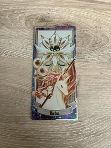 NON TCG Pokémon Eif Elf Origins 2.0 - The Sun Tarot Card Rapidash Pikachu Gold - Picture 1 of 2