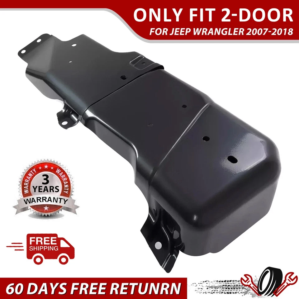 Gas Fuel Gas Tank Skid Plate For 2007-2018 Jeep Wrangler & 2018 Wrangler JK Foto 1 de 4