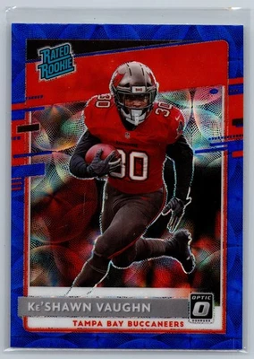 2020 Donruss Optic #186 Ke'Shawn Vaughn Blue Scope - Image 1 of 2
