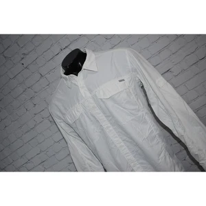 Columbia Mens Size XL Performance Shirt Vented White Fishing Camping Hiking - Picture 1 of 6