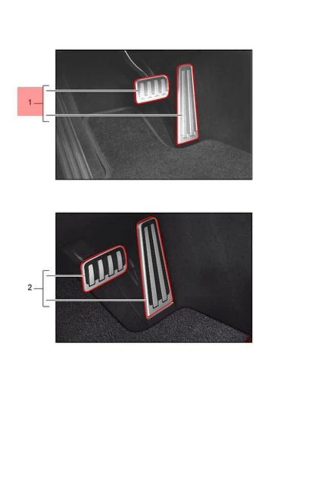 Tapa Pedal Original PORSCHE Panamera 97004470000 Foto 1 de 1