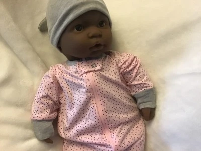 20 inch jc doll baby dark skin with accessories soft body realistic cute face - Image 1 of 4