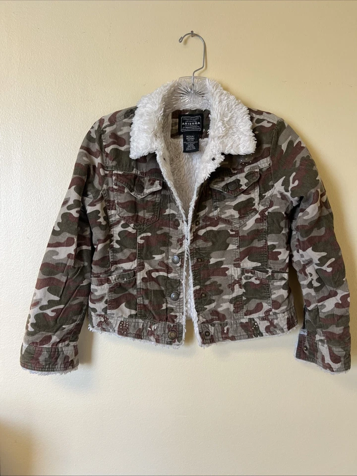 Arizona Camouflage w/Faux Fur Lining Coat Sz10/12 Medium - Image 1 of 4