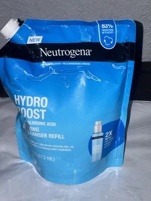 NEUTROGENA Hydro Boost con ácido hialurónico gel limpiador recarga 16 oz NUEVO Foto 1 de 2