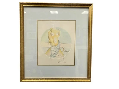 SALVADOR DALI RENOWN SURREALIST ARTIST SIGNED LIMITED EDITION LITHOGRAPH ZODIAC - Image 1 of 4