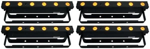 (4) Chauvet DJ EZLink Strip Q6BT ILS RGBA Battery Wash Strip Lights w/Bluetooth - Picture 1 of 9