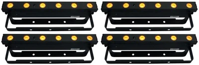 (4) Chauvet DJ EZLink Strip Q6BT ILS RGBA Battery Wash Strip Lights w/Bluetooth - Image 1 of 4