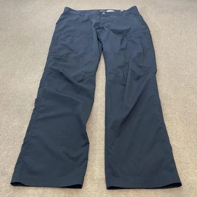 Columbia Pants Mens 38x34 Navy Blue Omni-Shade Regular Fit Hiking Outdoors UPF - Image 1 of 4