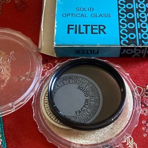 Soligor 55mm Polarizing Filter with Case and Box. VGC. - Picture 1 of 2