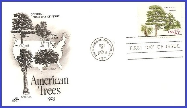 USA5 #1765 U/A ARTCRAFT FDC   Tree White Pine - Image 1 of 1