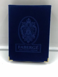 Faberge Empty Presentation Box Blue Velvet - Picture 1 of 15
