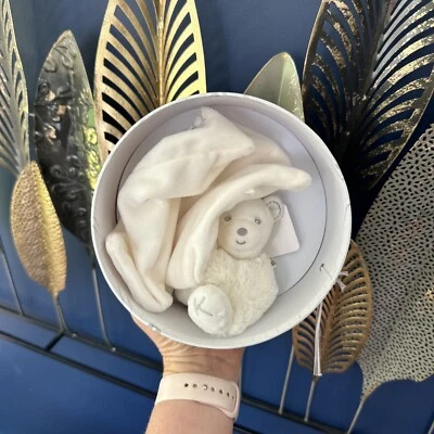 Kaloo Perle cream Doudou Teddy Bear Baby Gift Comforter Plush Toy Boxed - Image 1 of 4