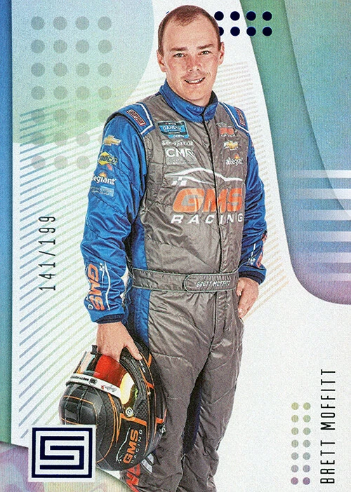 2020 PANINI CHRONICLES RACING BRETT MOFFITT #11 STATUS INSERT BLUE 141/199 - Image 1 of 1