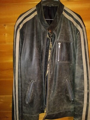 Chaqueta de moto Scully marrón 2XL para hombre Foto 1 de 4