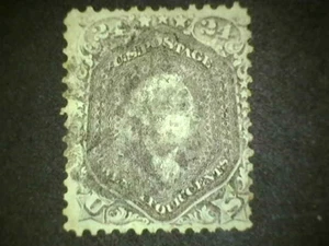 US Scott #70 Washington, usato 24 centesimi fine centratura, suono $49,95 - Foto 1 di 2